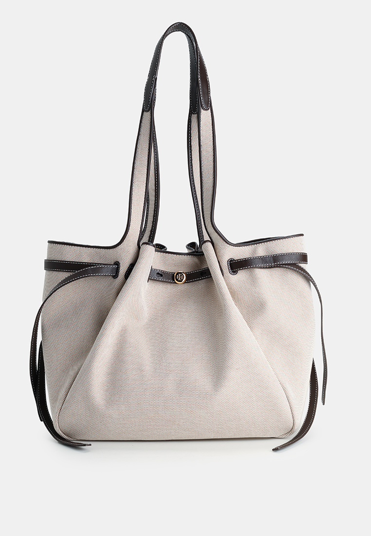 Tory Burch Romy Canvas Tote Bag