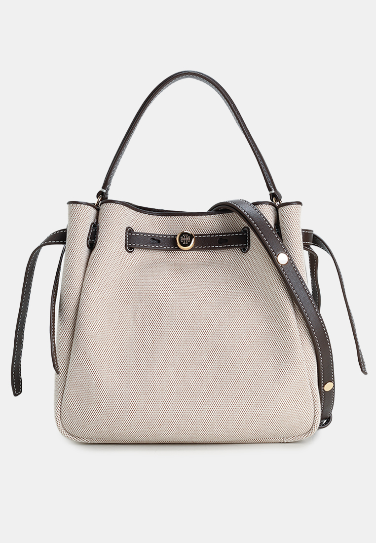 Tory Burch Romy Canvas Bucket Bag