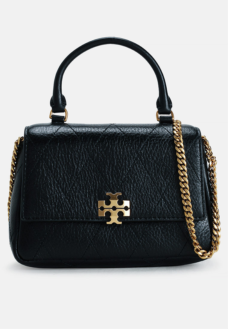 Tory Burch Charlie Quilted Mini Top-Handle Crossbody Bag