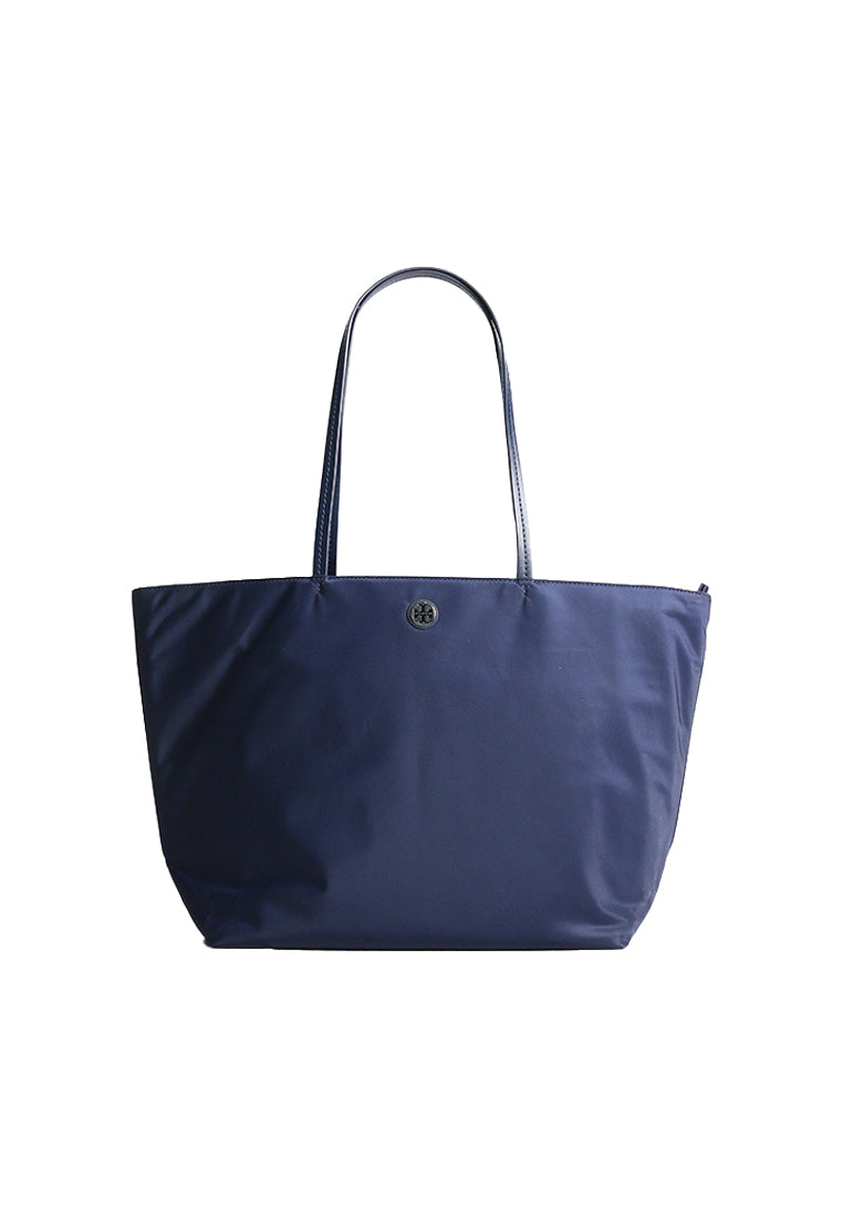 Tory Burch Tory Burch Large Nylon Tote Bag In Tory Navy 166469