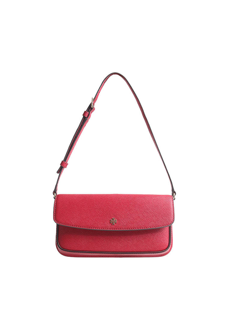 Tory Burch Tory Burch Emerson Flap Shoulder Bag In Bartlett Red 177035