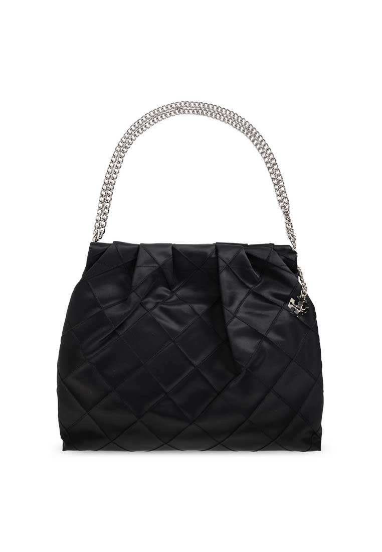Tory Burch Fleming Nylon Hobo Bag Black 176707