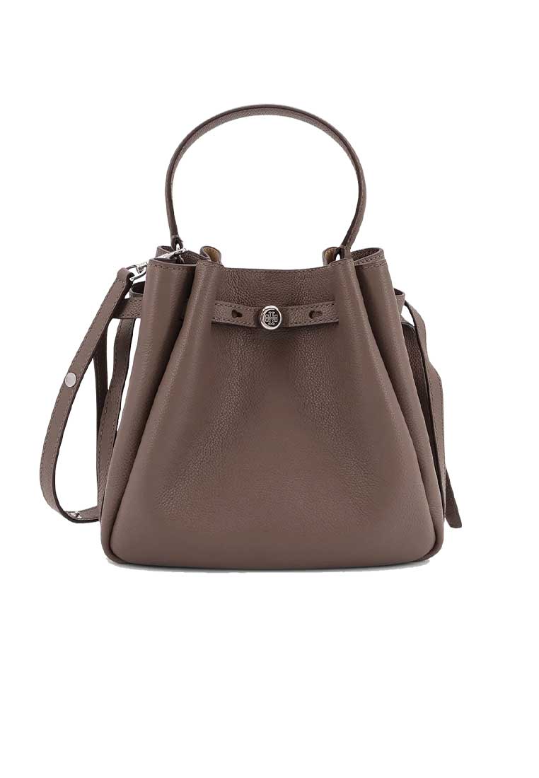 TORY BURCH Romy Bucket Bag Wild Mushroom 166982