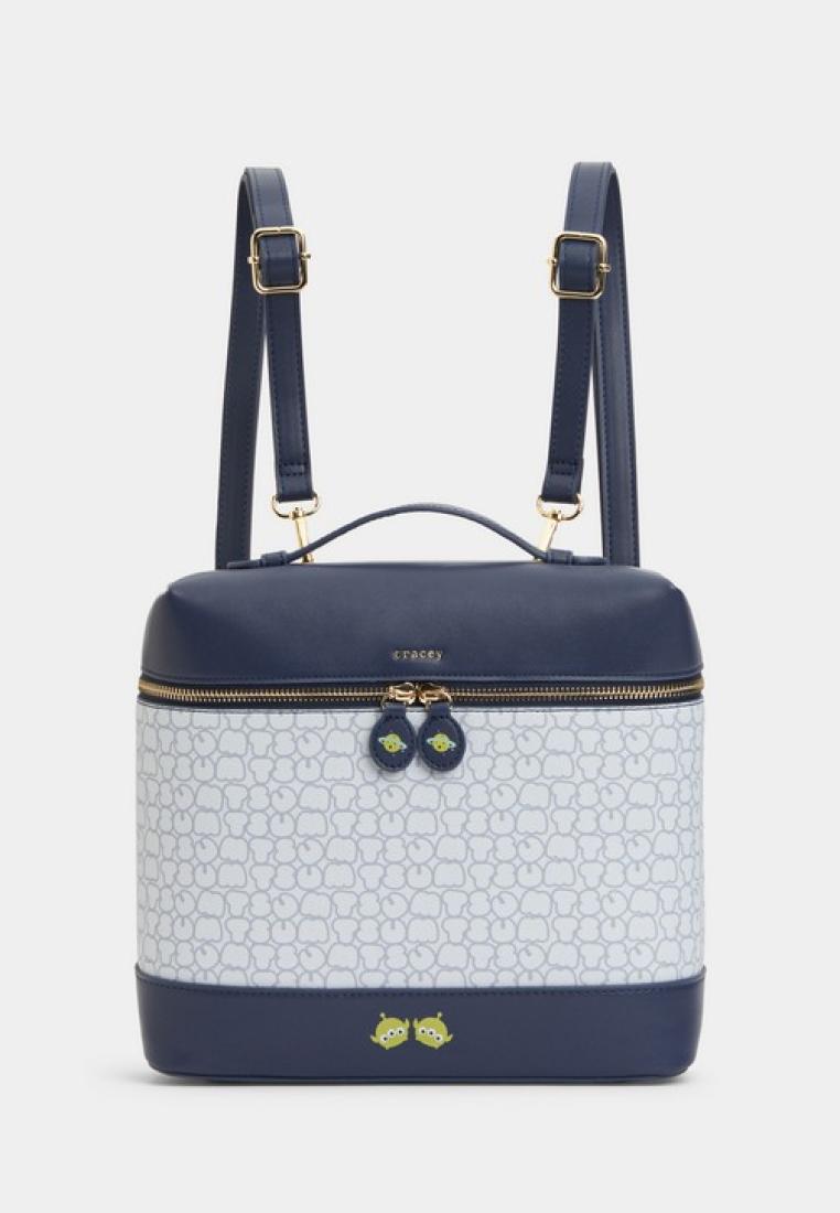 Tracey Tracey x Tsum Tsum Monogram Boxy 2-Way Bag Backpack Sling Bag