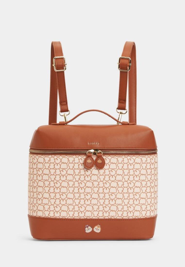 Tracey Tracey x Tsum Tsum Monogram Boxy 2-Way Bag Backpack Sling Bag