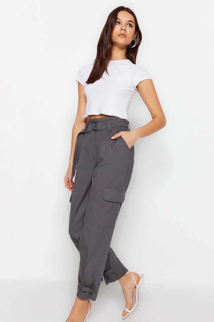 Trendyol Belted Cargo Pants