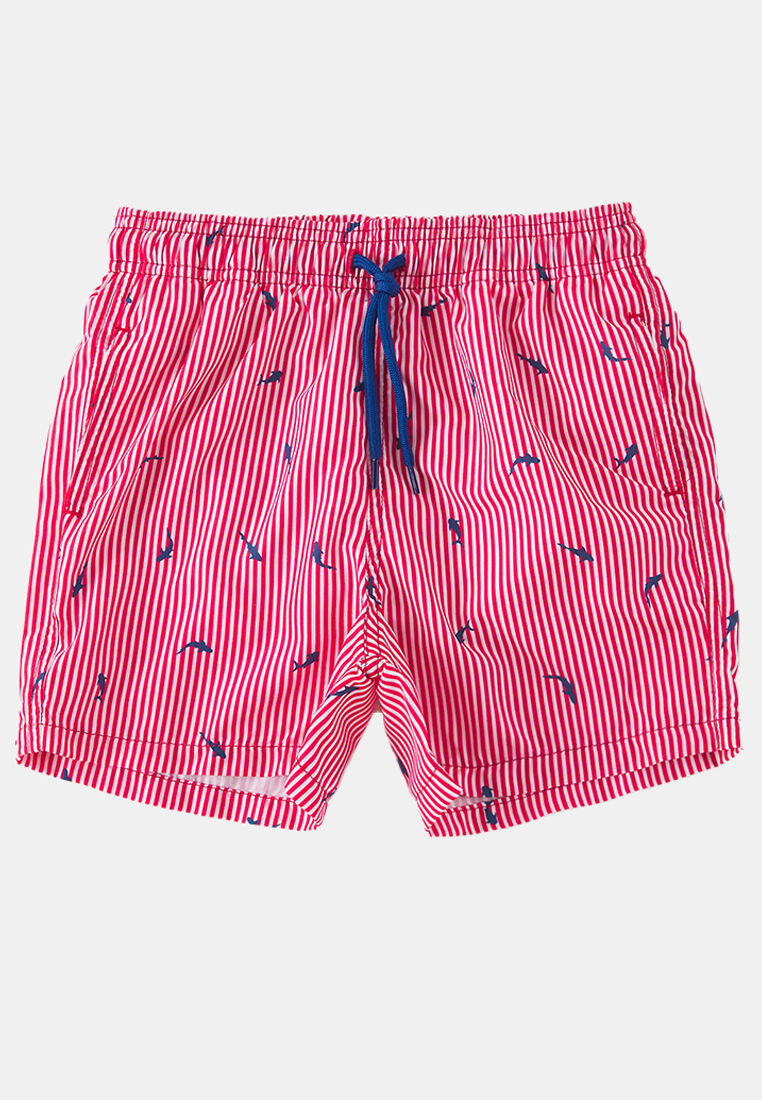 Trendyol Red Boy's Printed Swim Shorts Tkdss25Ds00000
