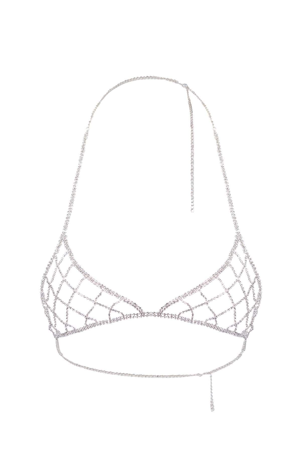 Trendyol Silver Stone Bra/Accessory Thmss26Da2