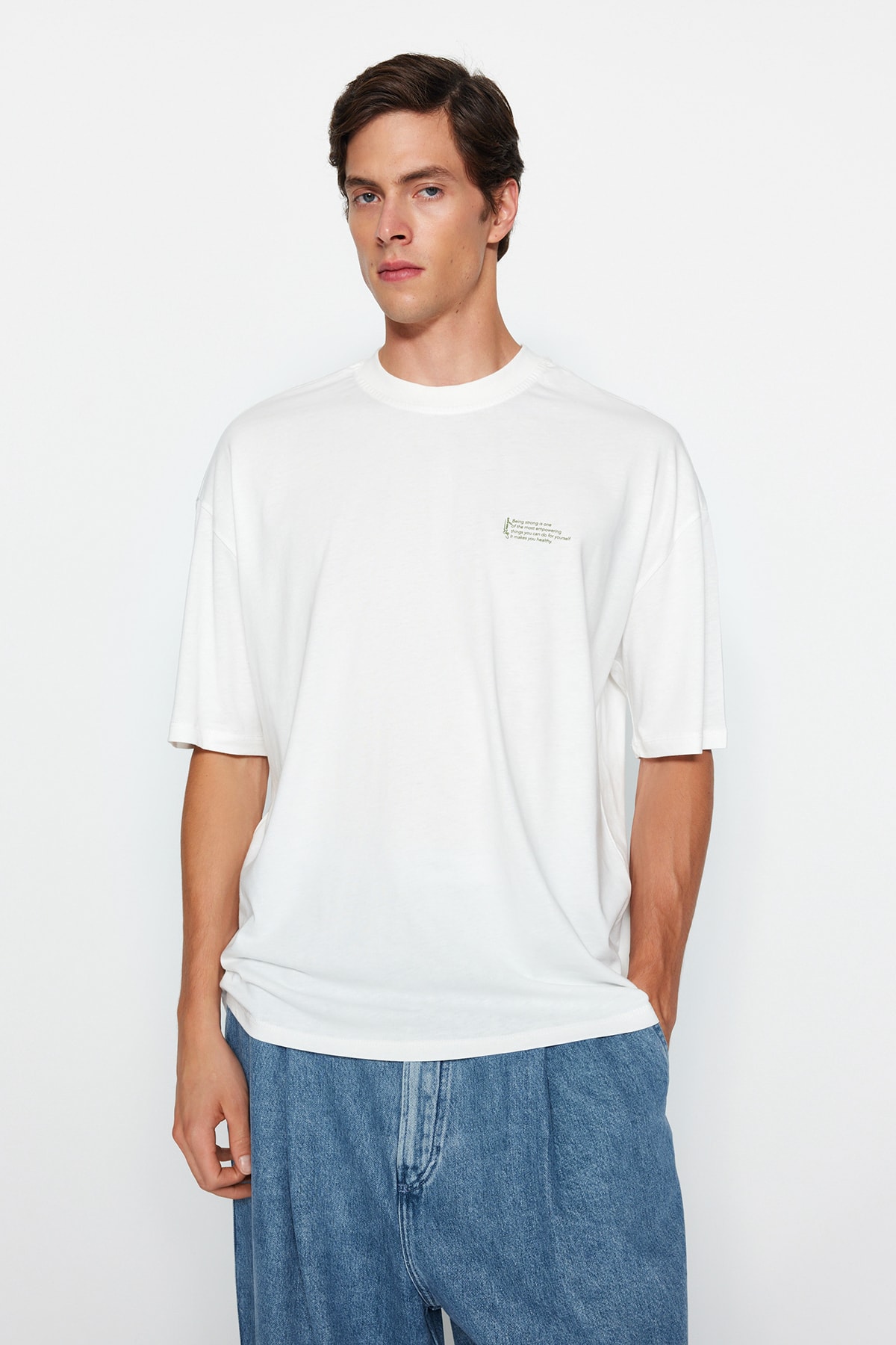 Trendyol Text Cotton T-Shirt