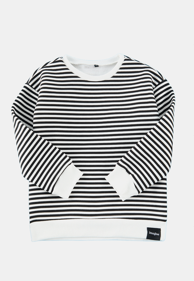 Trendyol Black Boy Plain Knitted Mini Me Sweatshirt Tkdaw25Sw00113