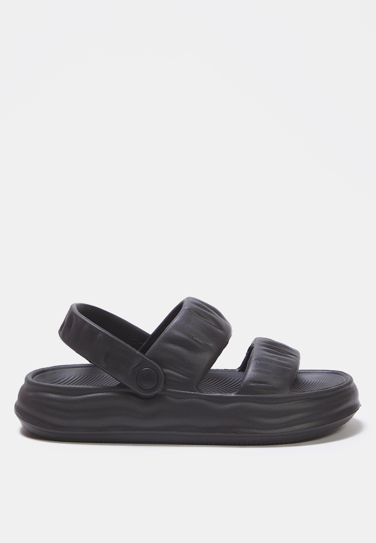 Trendyol Black Double Band Light Sole Women Eva Sandals Slippers Takss25Sd00032