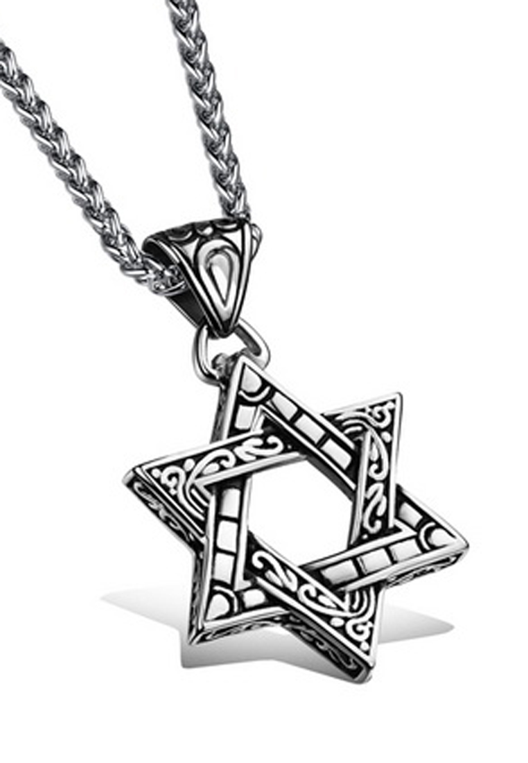 Trendyshop Six Angles Star Pendants Necklace