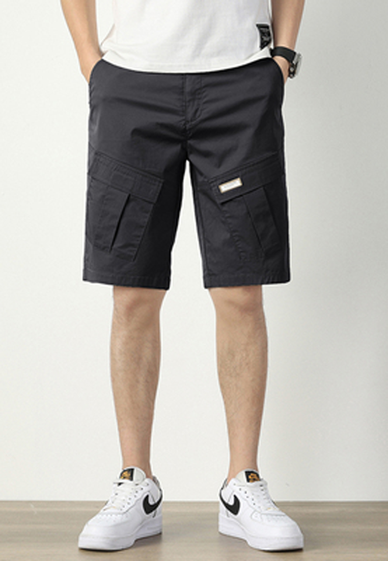 cargo black shorts