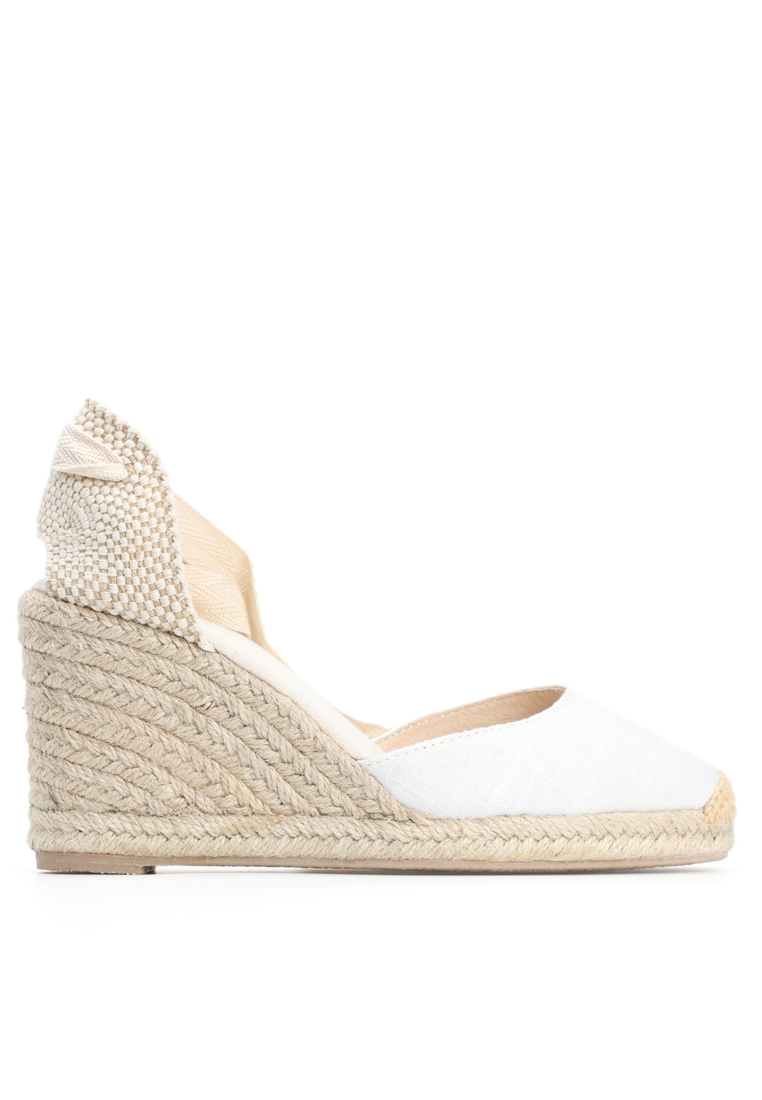 Twenty Eight Shoes 9CM Lace Up Canvas Wedge Espadrilles HB101