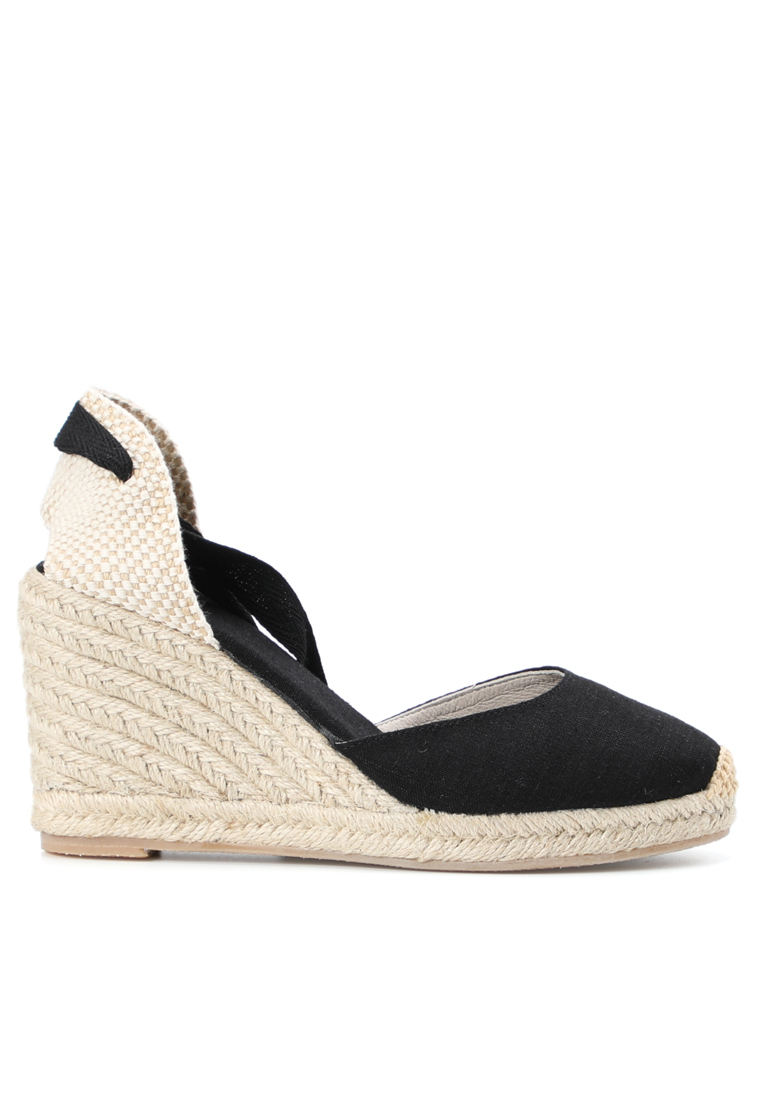 Twenty Eight Shoes 9CM Lace Up Canvas Wedge Espadrilles HB101