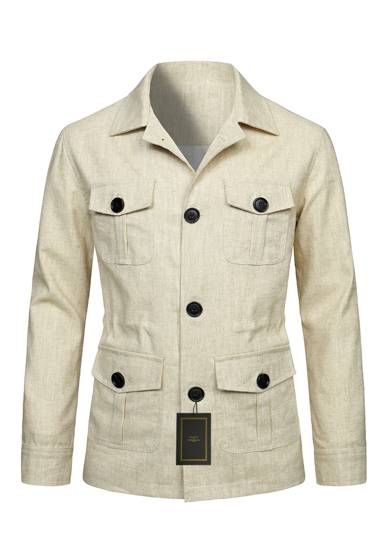 Twenty Eight Shoes Linen Safari Jacket HZSS201