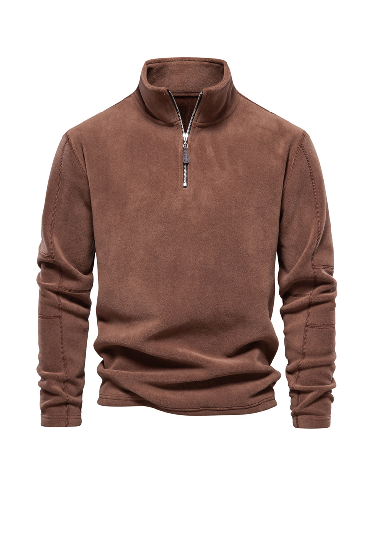 Twenty Eight Shoes Half-zip Fleece Sweatshirt AX-HD08