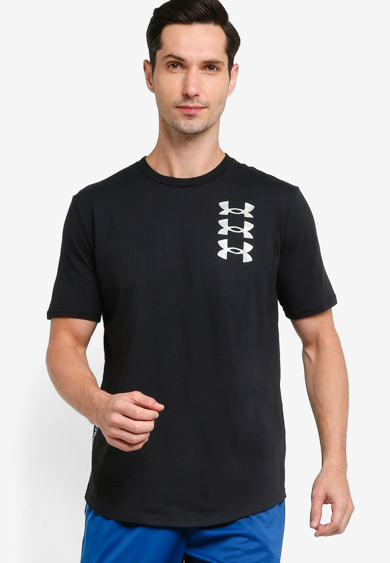 UA Triple Stack Logo Short Sleeve T-Shirt