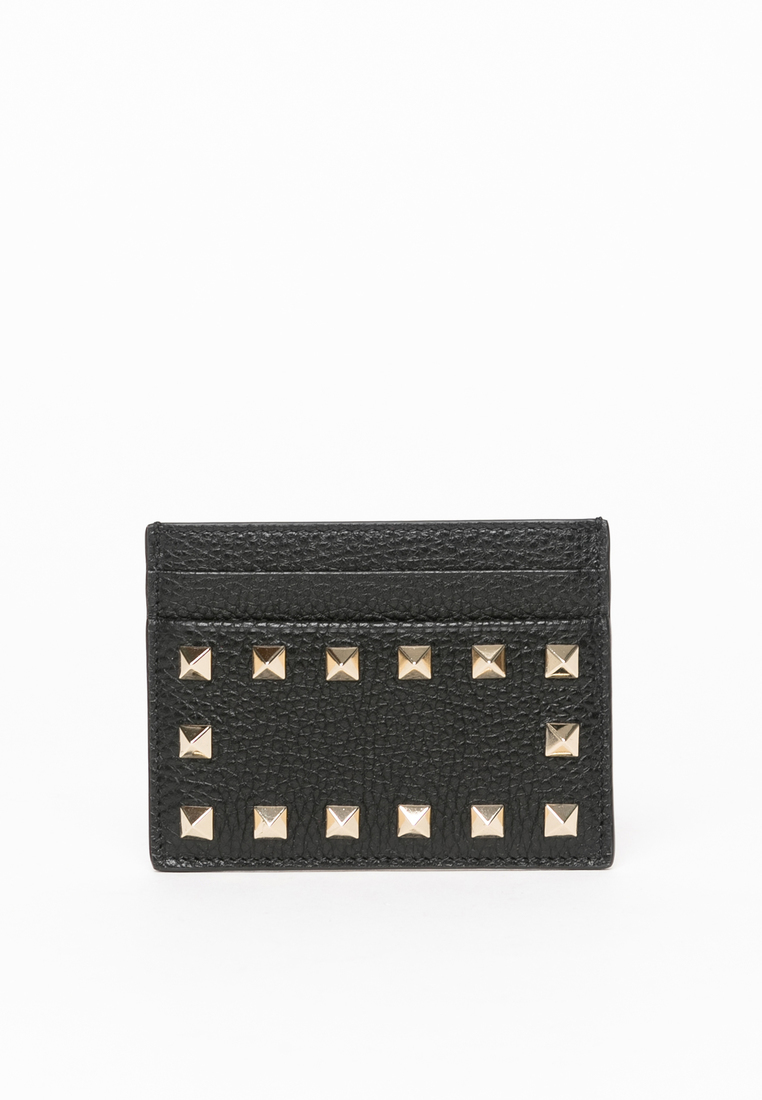 Valentino Valentino Rockstud Grainy Calfskin Cardholder Card holder