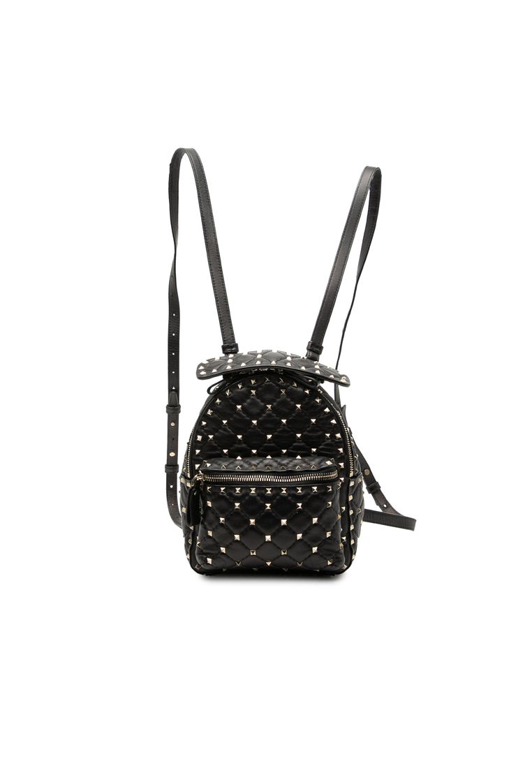 Valentino Pre-Loved Valentino Mini Nappa Rockstud Spike Backpack