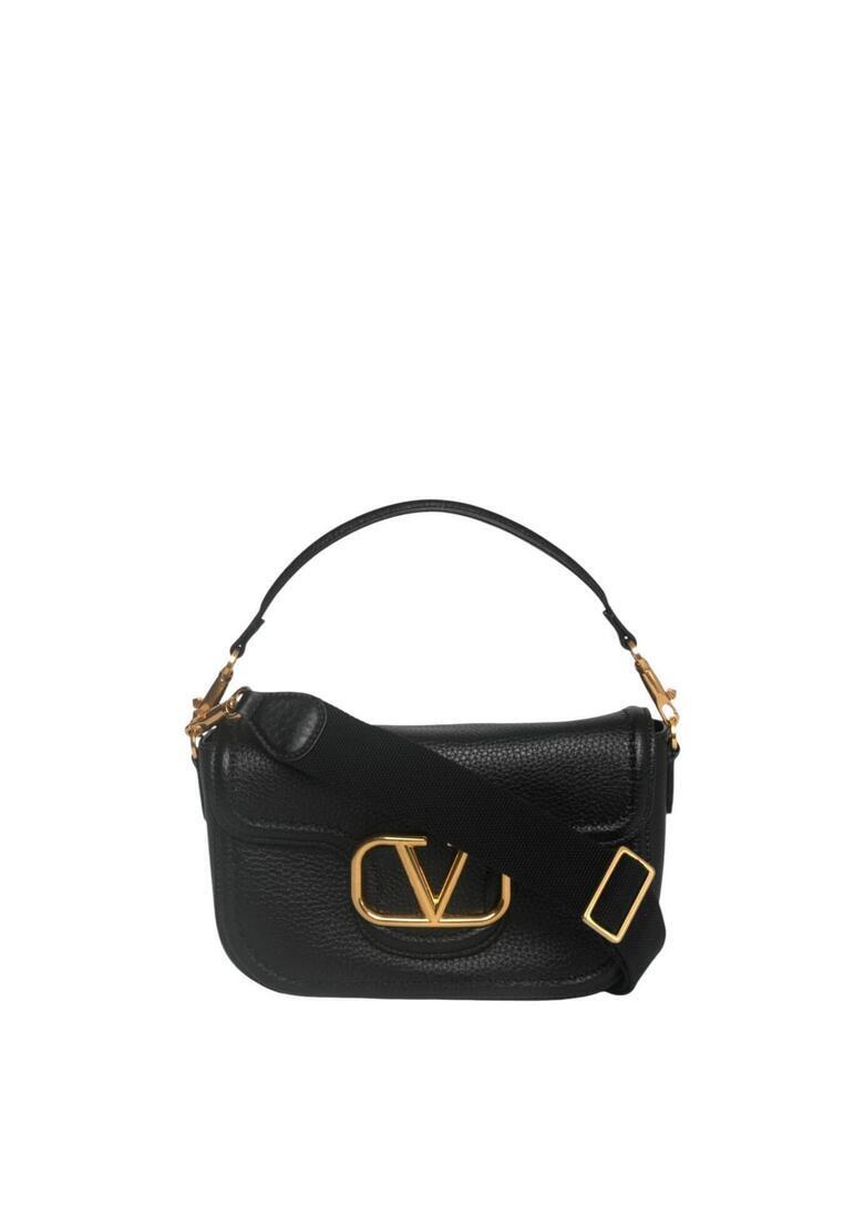 Valentino Valentino Garavani Alltime Grainy Calfskin Crossbody Bag/shoulder Bag