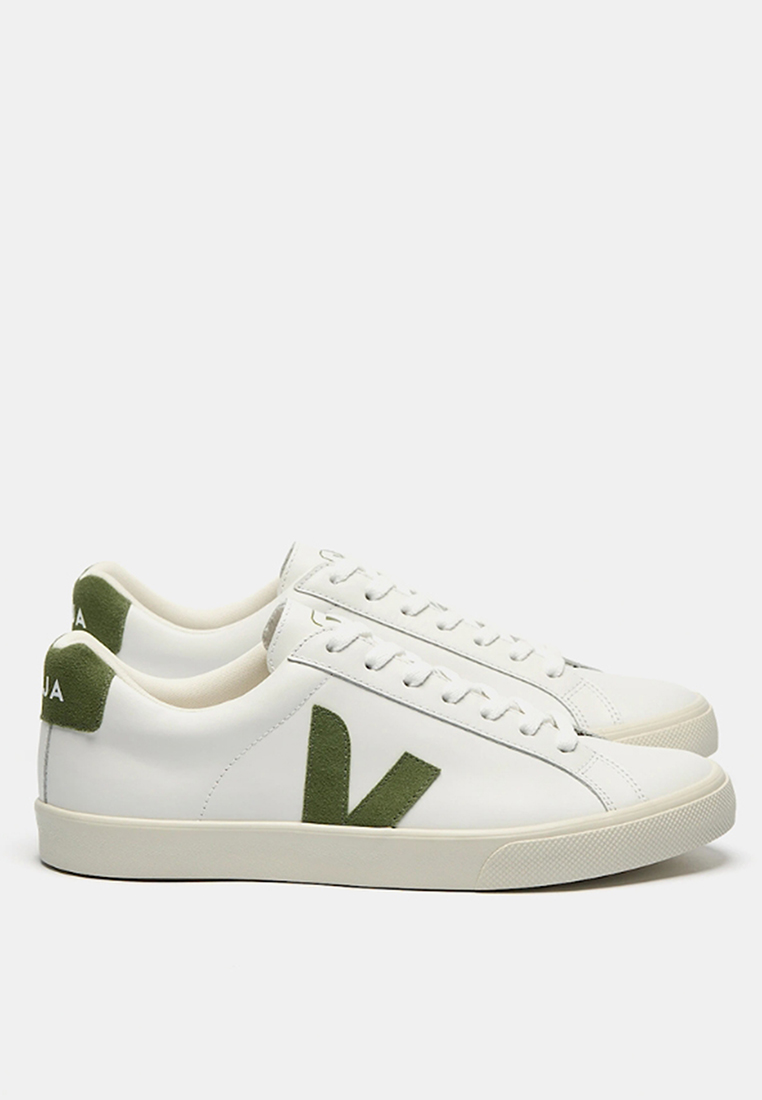 Veja Esplar Leather White Kiwi Sneakers
