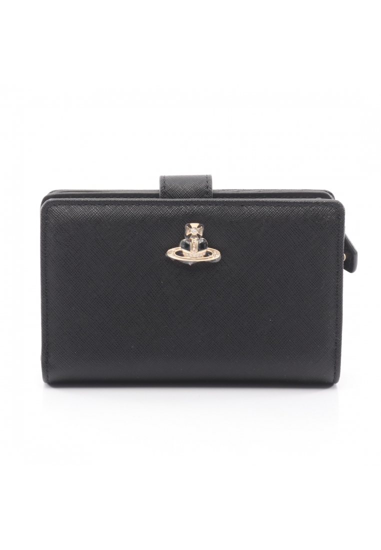 Vivienne Westwood Pre-Loved Vivienne Westwood ZIP CARD WALLET SAFFIANO 3 SPEC Bi-fold wallet leather