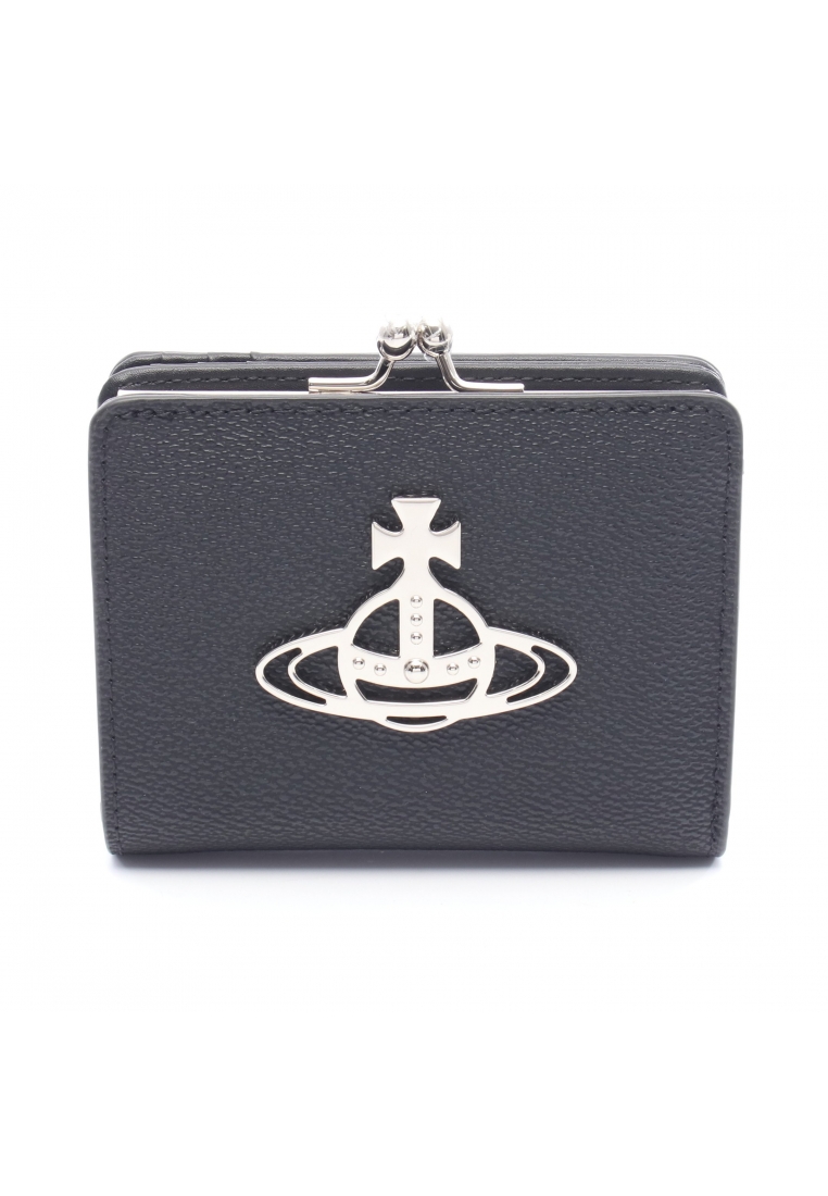 Vivienne Westwood Pre-Loved Vivienne Westwood ANNIE WALLET WITH COIN POCKET Orb Bi-fold wallet PVC b