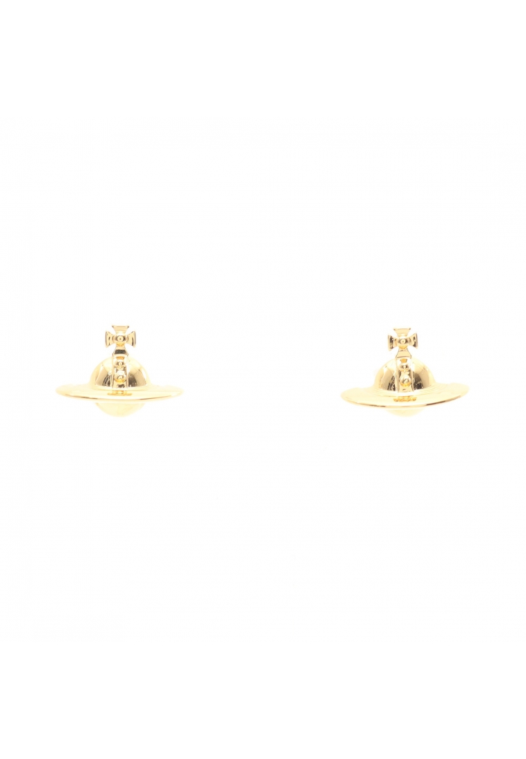 Vivienne Westwood Pre-Loved Vivienne Westwood SOLID ORB earrings GP gold