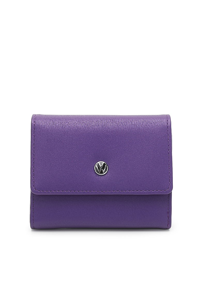 Volkswagen Women's  RFID Short Purse / Wallet - Purple