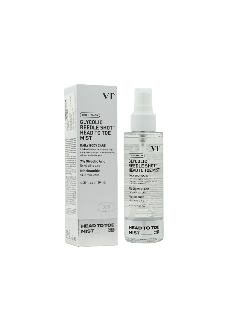 VT Cosmetics VT Glycolic Acid Reedle Shot Head to Toe Mist (120ml) 120ml