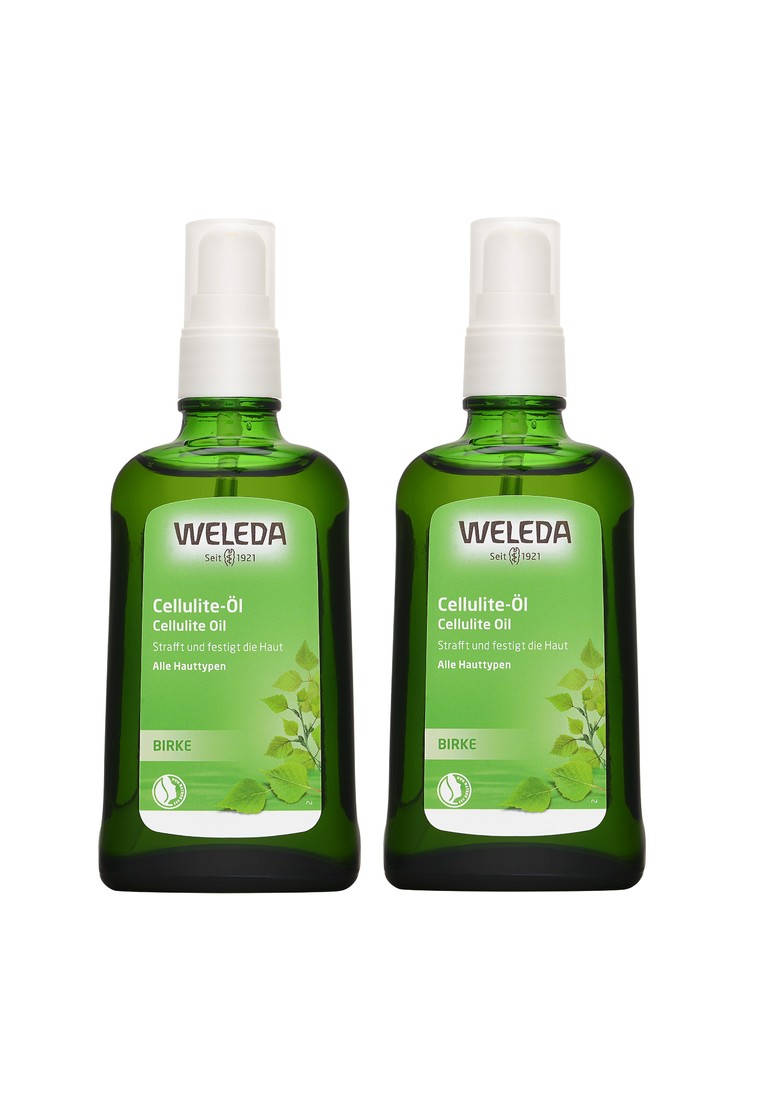 Weleda 2PCS X Birch Cellulite Oil 100ml (with Pump )