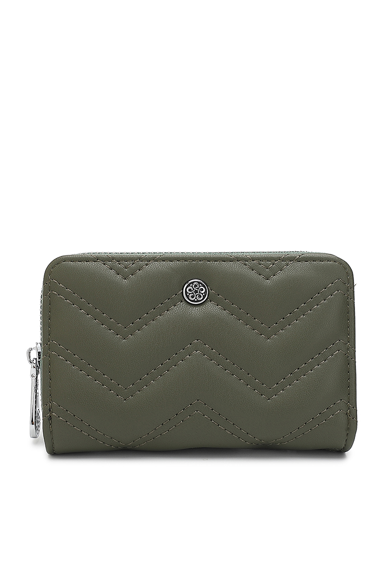 Wild Channel Women's Quilted Bi Fold Purse