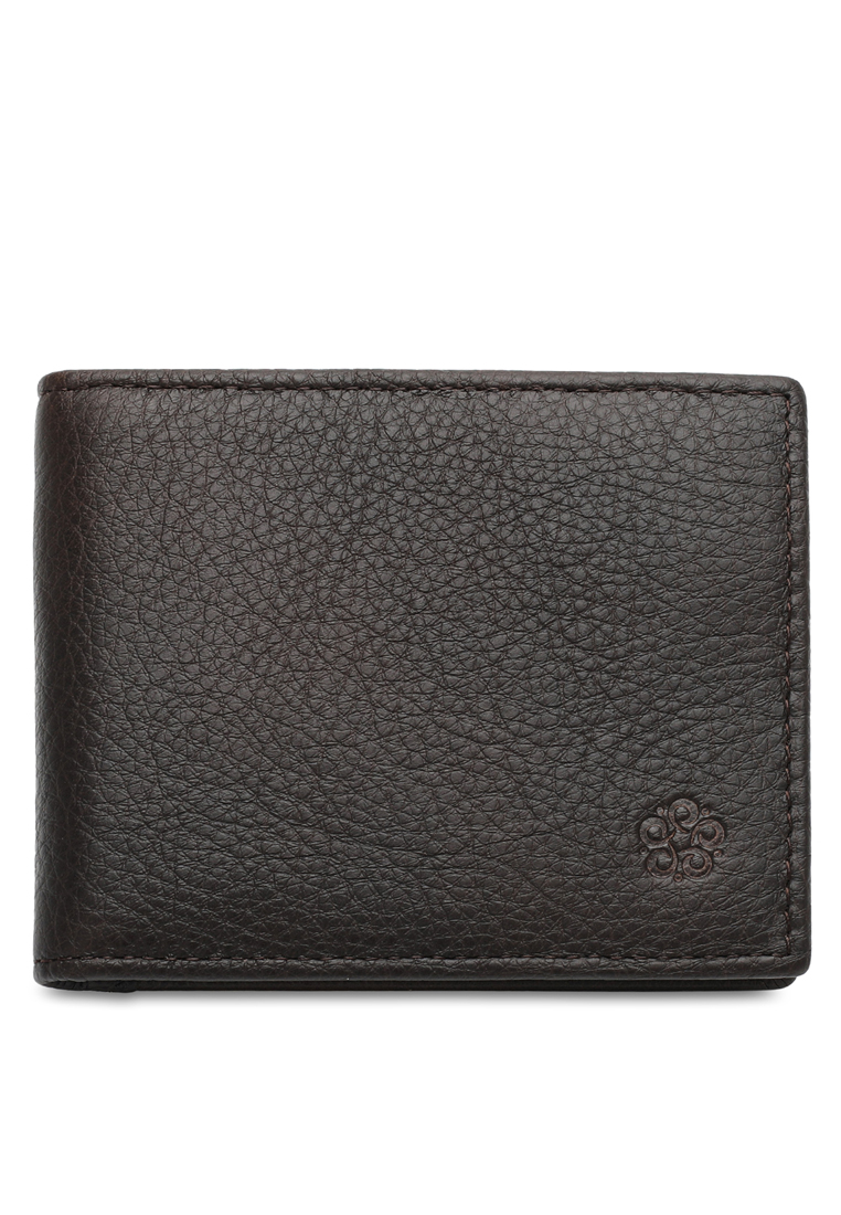 Wild Channel Men's Genuine Leather RFID Blocking Money Clip Wallet