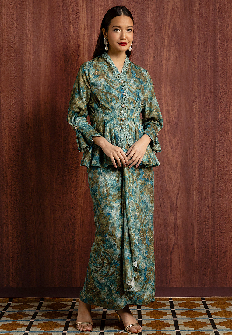 Zalia AURORA KEBAYA PEPLUM SET