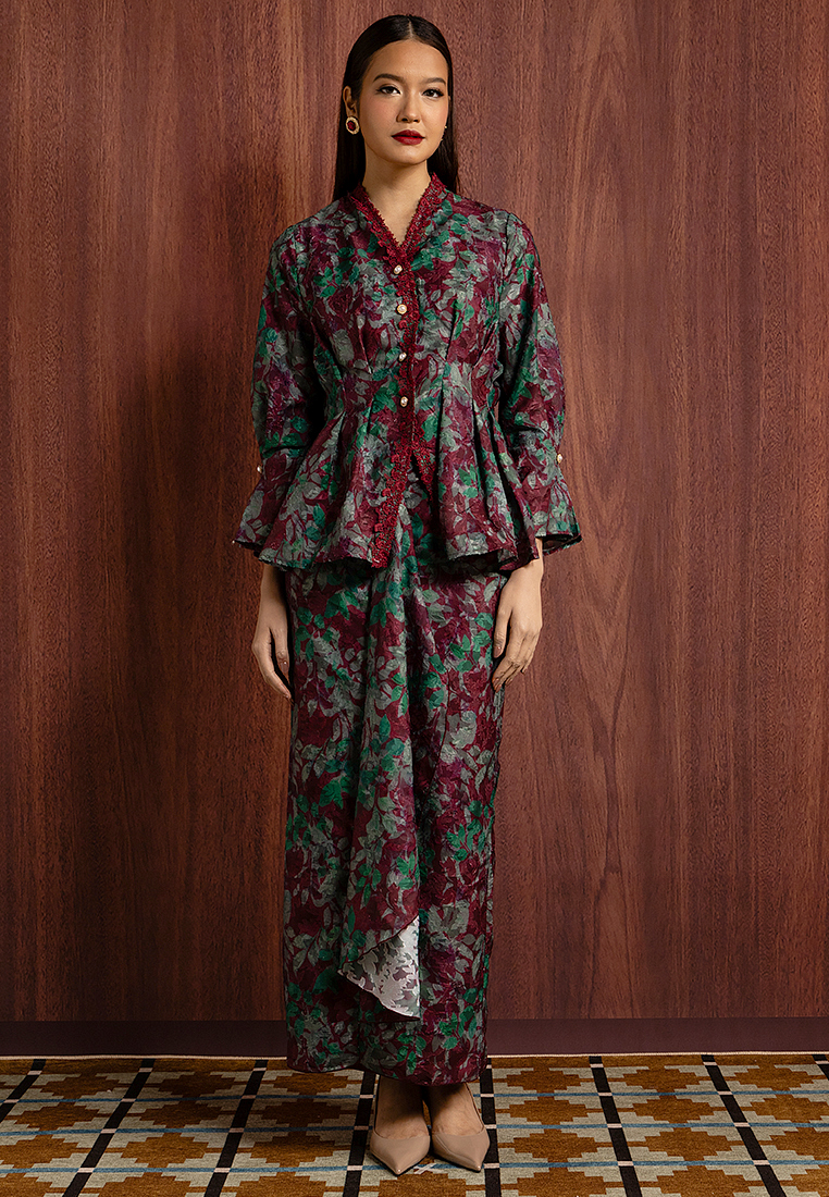 Zalia AURORA KEBAYA PEPLUM SET